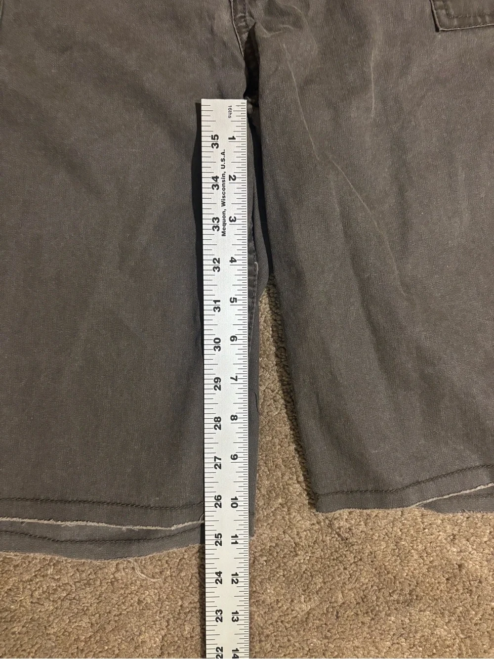 NWT Nautica Jeans Co Cargo Shorts Mens 40W Gray Surplus Field Tested Y2K 2000s
